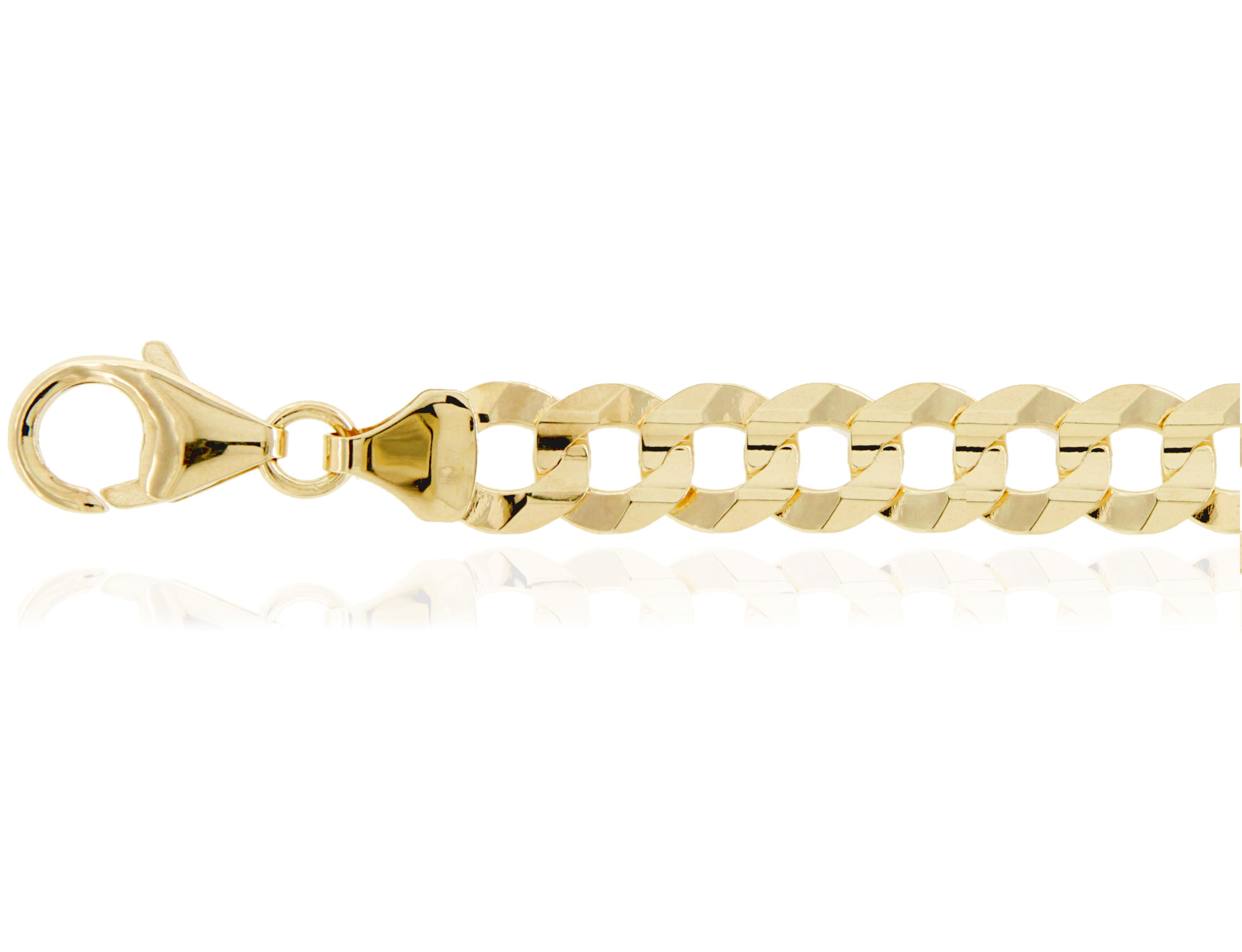 585 - CHAINS - SOLID - YELLOW GOLD A1 (light yellow)